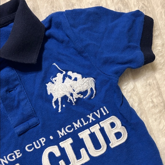Polo Ralph Lauren PRL Club Challenge Cup royal blue polo shirt - Picture 3 of 15